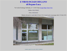 Tablet Screenshot of degano.it